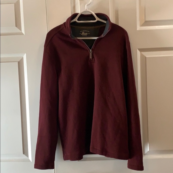 Bass size L sweater. Color is maroon - Picture 2 of 3